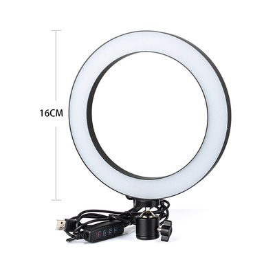 Sokani Dimmable SMD LED Ring Light kit for Make Up Photo Studio Live Stream Video Chat Live Broadcasting with Self-stick mini-Tripod,  light ring diameter 16cm