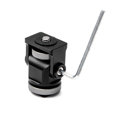 Sokani EzRig-01 Monitor Holder Mount On Camera Pan 360° Tilt 180° with Cold Shoe Mount and 1/4'' Mount