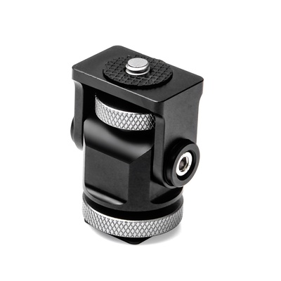 Sokani EzRig-01 Monitor Holder Mount On Camera Pan 360° Tilt 180° with Cold Shoe Mount and 1/4'' Mount