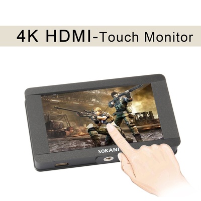 Camera field Monitor Kit, Sokani 5 inch 4K Signal Support & Touch Screen 1920 x 1080 HDMI On-Camera LCD w/battery accessories for Sony Panasonic Canon Nikon Fujifilm DJI Ronin Zhiyun Crane