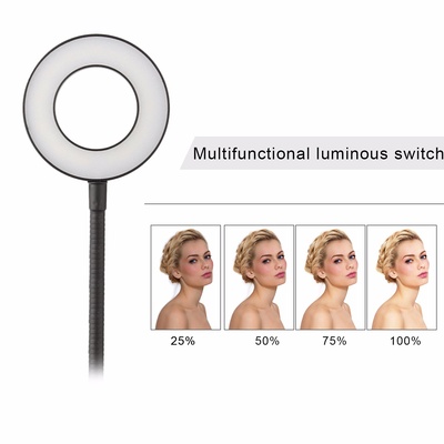 Sokani Selfie Ring Light with Cell Phone Holder and Stand Bracket for YouTube TIK Tok Tiktok Video Live Stream Makeup Dimmable LED Circle RingLight for iPhone Android Mobile Smartphone